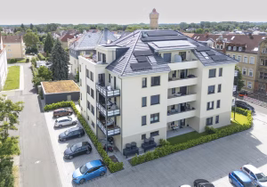 atrium torhaus luftaufnahme vorplatz stellplaetze