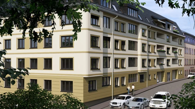 wohnquartier pleissenbach kanalstrasse chemnitz visualisierung