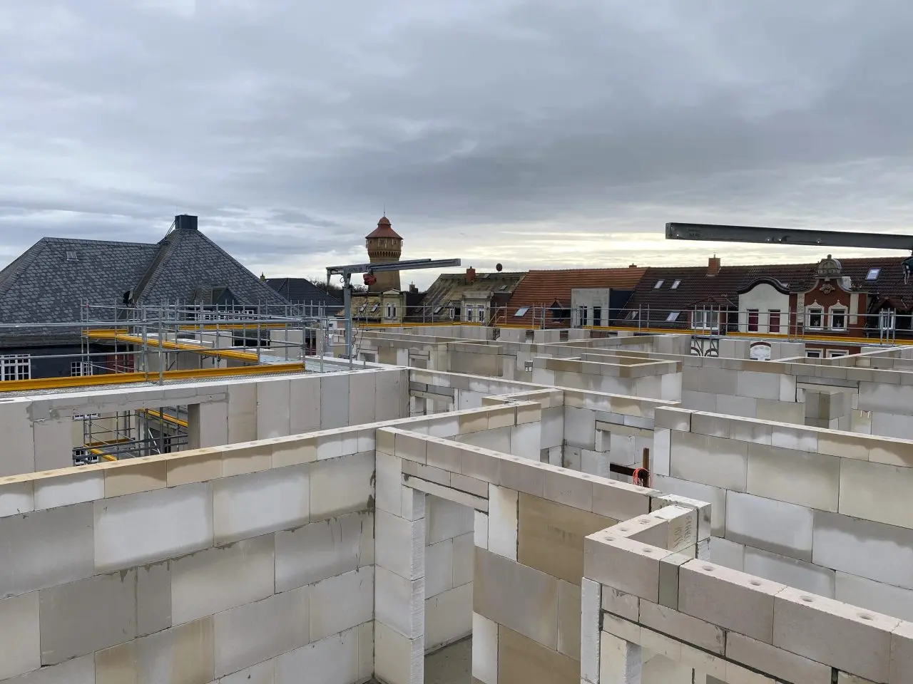 rohbau von oben porenbetonsteine torhaus rohbau von oben porenbetonsteine torhaus