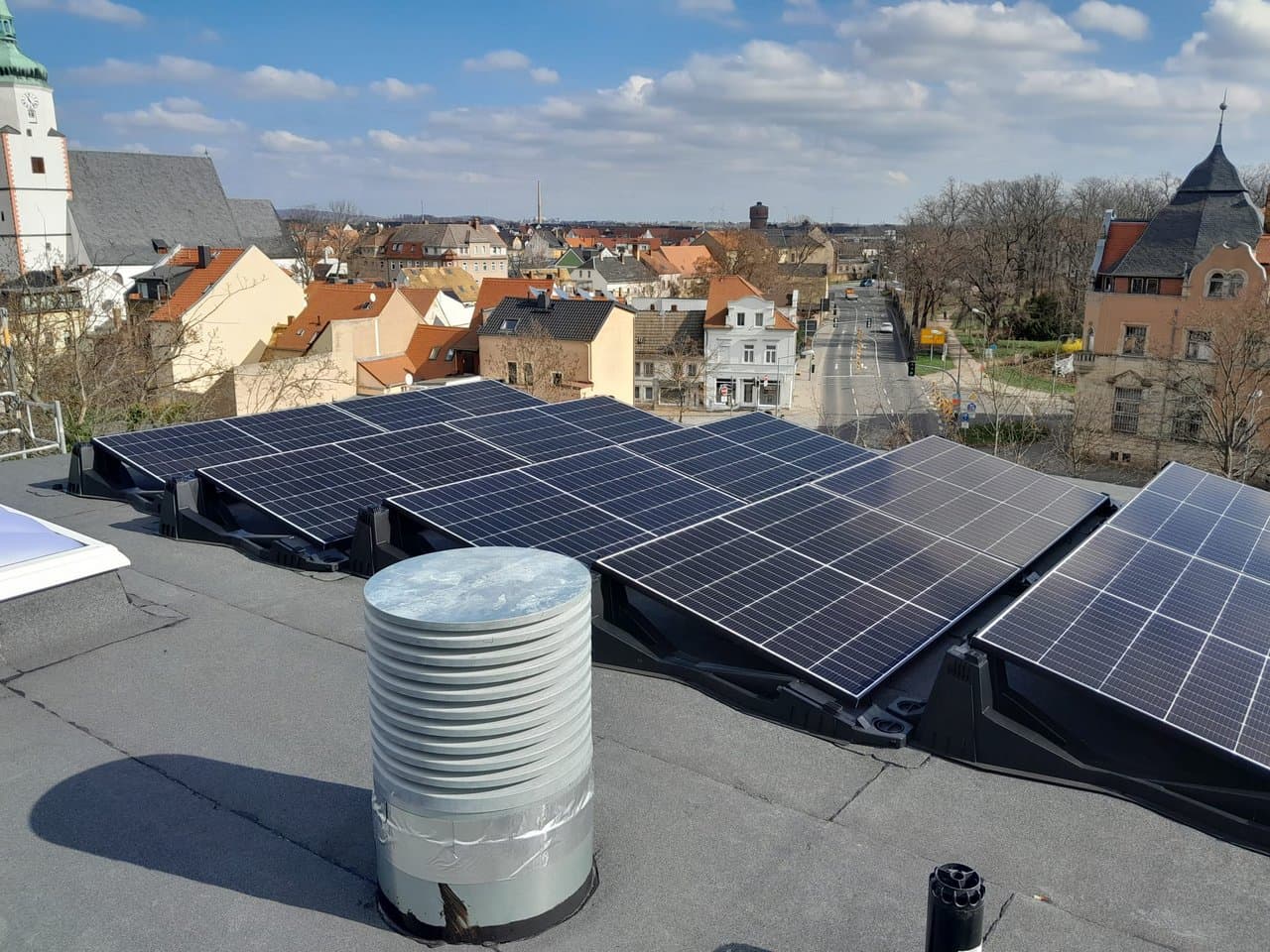 Die PV-Anlage ist installiert