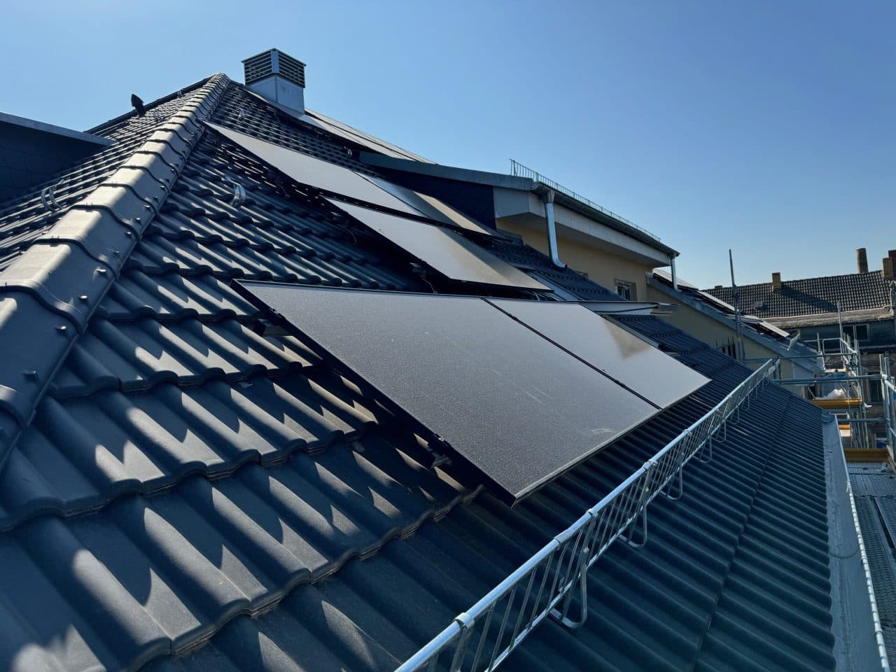 Photovoltaikanlage ist installiert