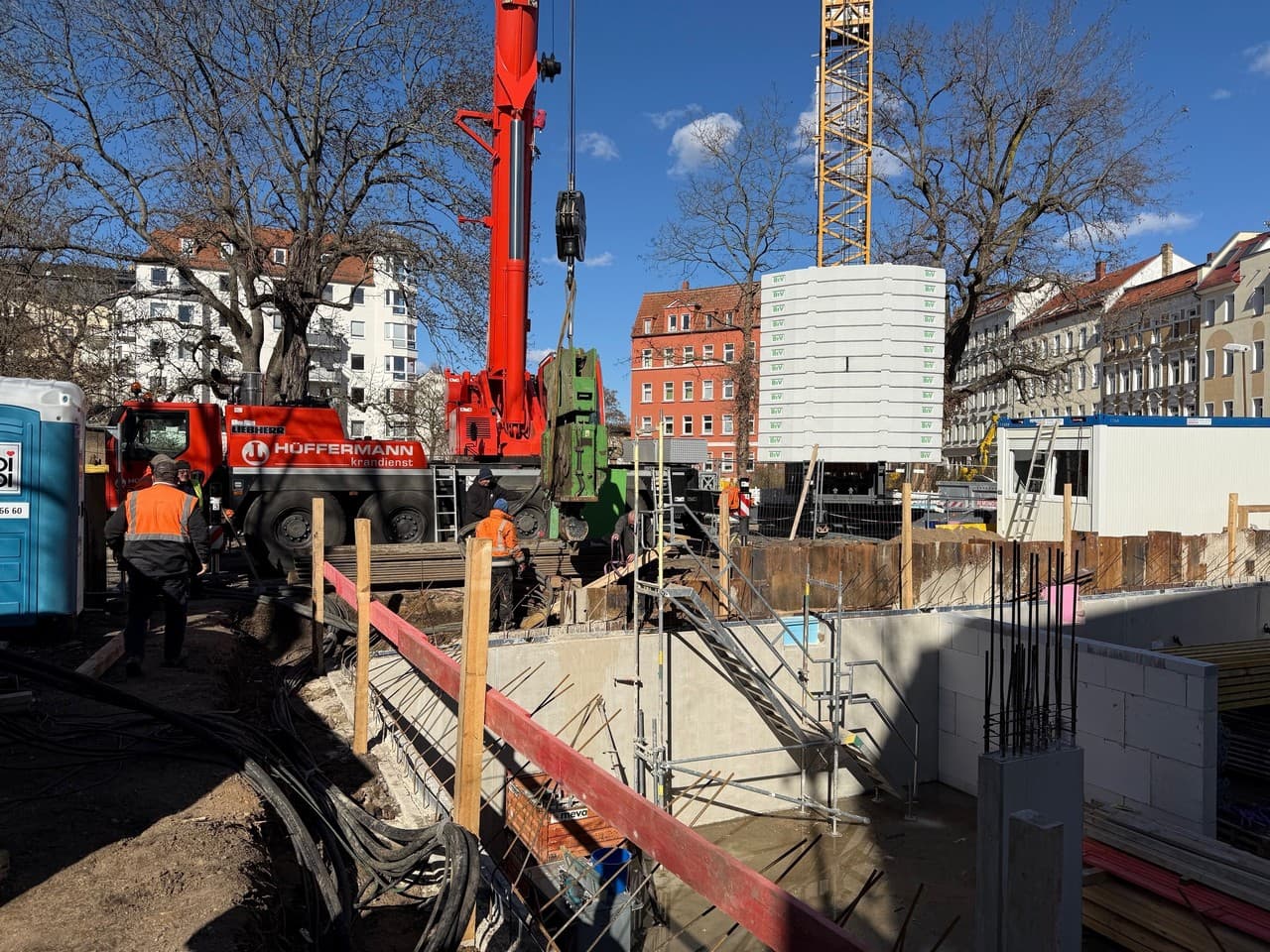 Verbauträger werden entfernt