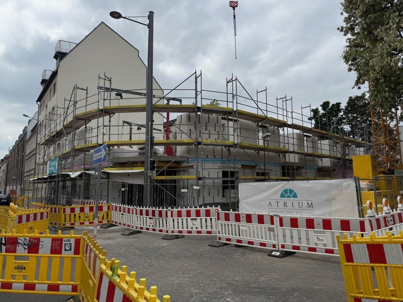 Der Bau läuft auf Hochtouren