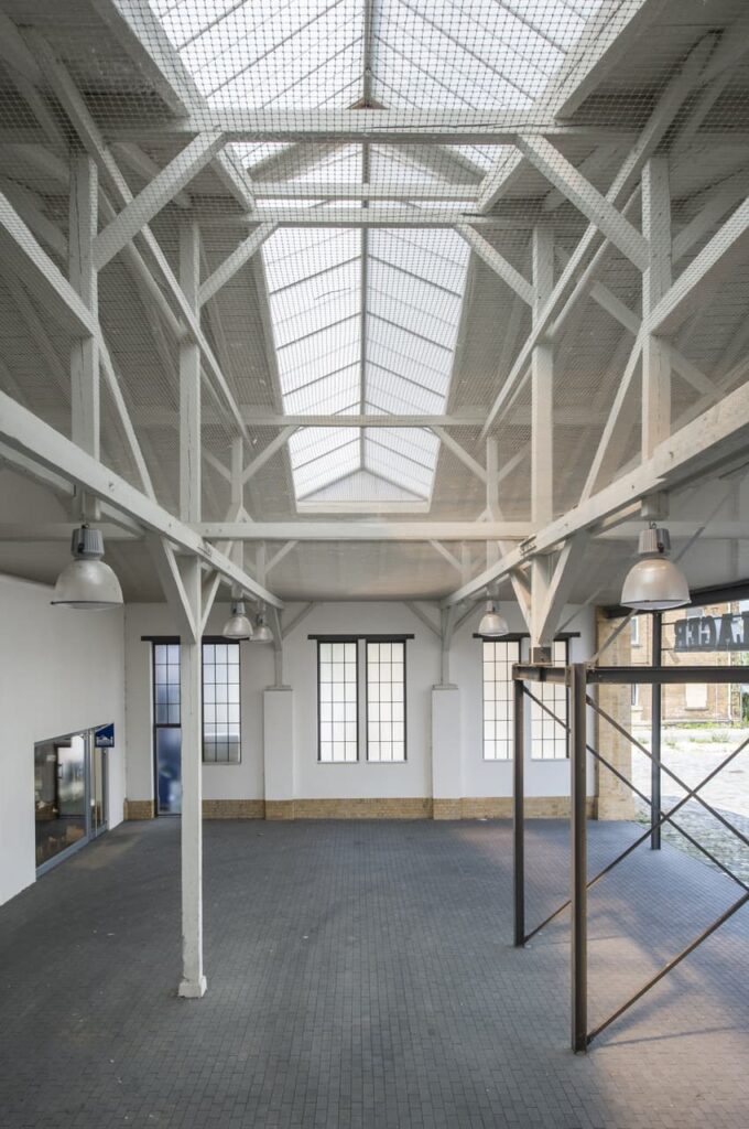 fachwerkhalle probstheida jysk innenansicht