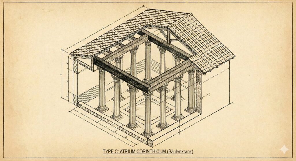 schema atrium korinthisch corinthicum