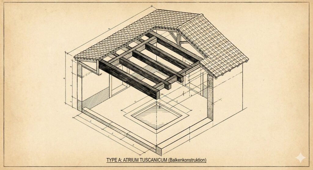 schema atrium toskanisch tuscanicum