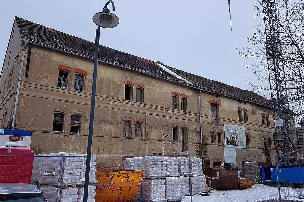 Sanierungsbeginn – ALTE WASSERMÜHLE in Pegau