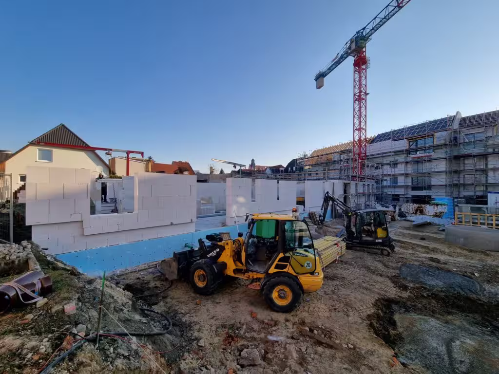 Haus 4 wächst in die Höhe