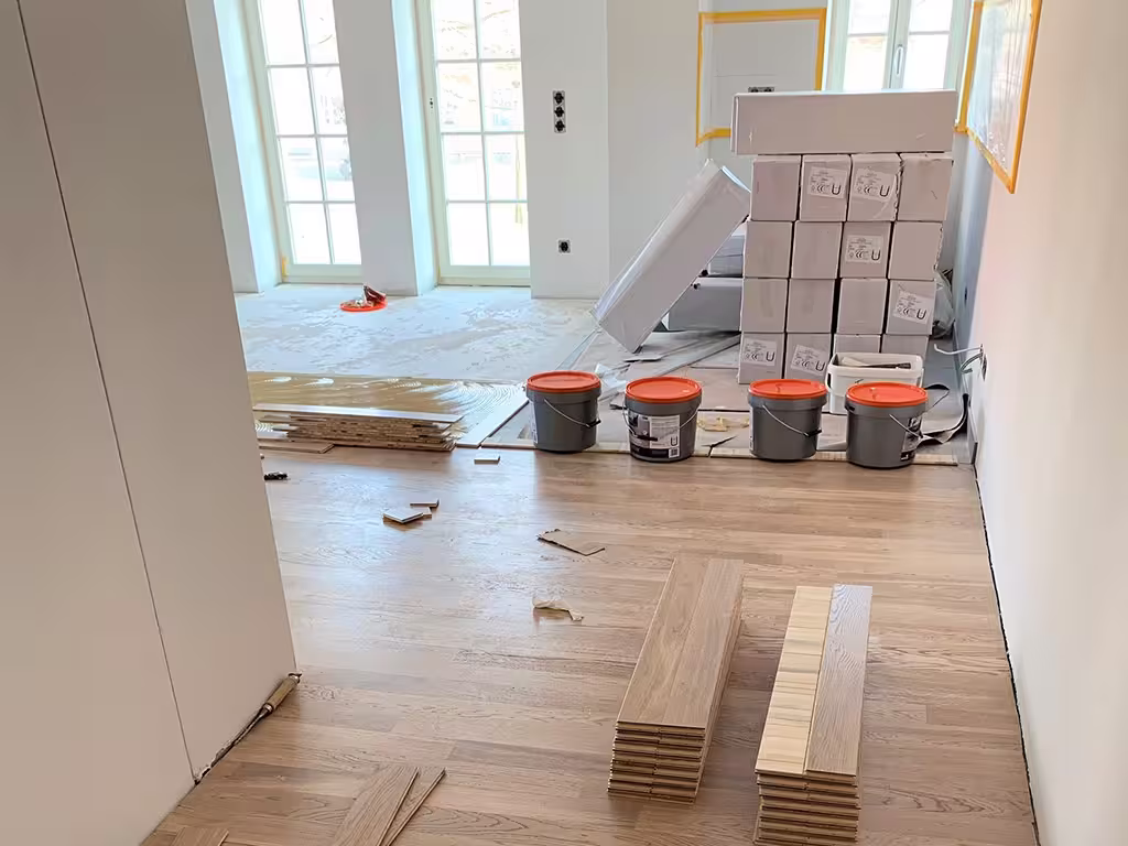 Der Innenausbau schreitet voran
