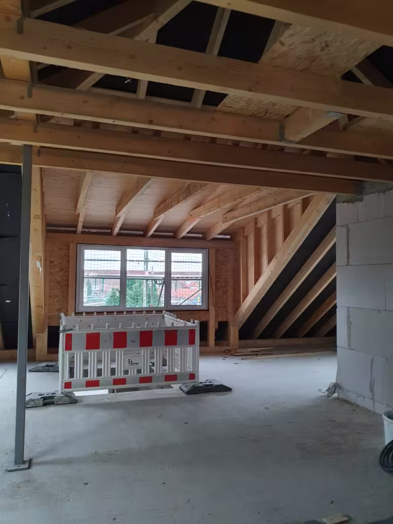 Innenausbau im Dachgeschoss