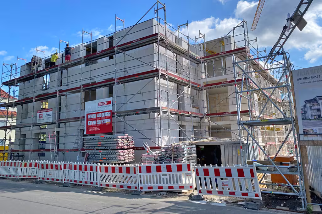 Zielgerade vor dem Dachstuhl