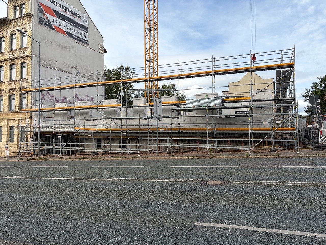 Der Hochbau hat begonnen